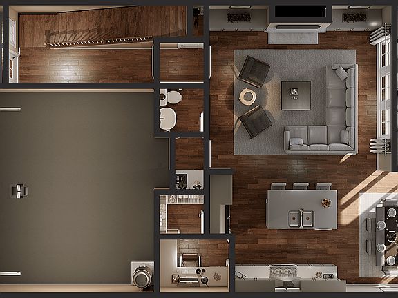 Everton Plan 1 Second Floor 3D Floor Plan