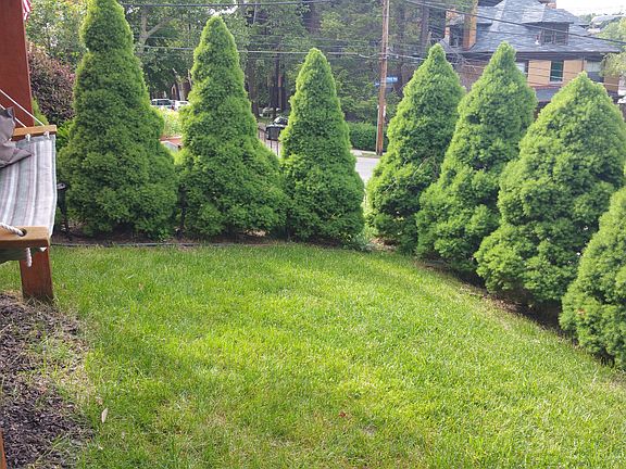Private front yard