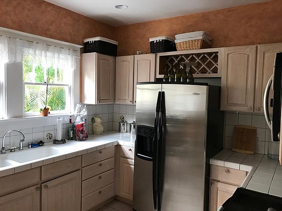 Kitchen with much natural light
