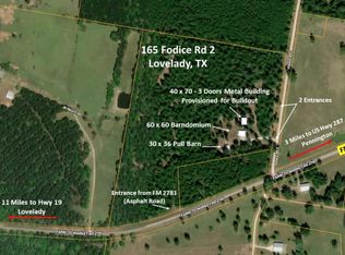 165 Fodice 2 Rd, Groveton, TX 75845