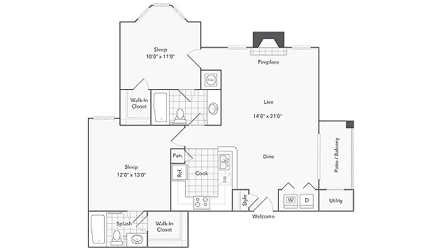 Floor plan Camden