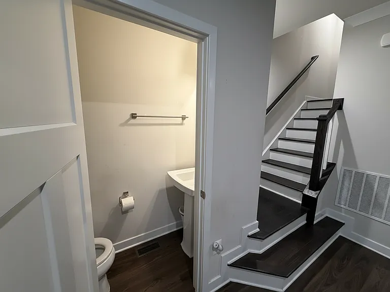 Powder Room + Stairs to Third Floor - Second View