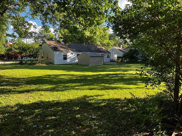 Fantastically large backyard with fence!