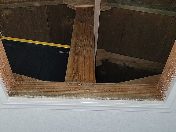 Some storage space in Attic.