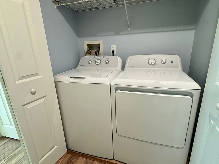 Laundry closet