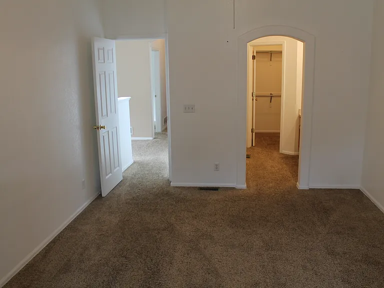 Master Bedroom into Master Bath and Walk-in Closet
