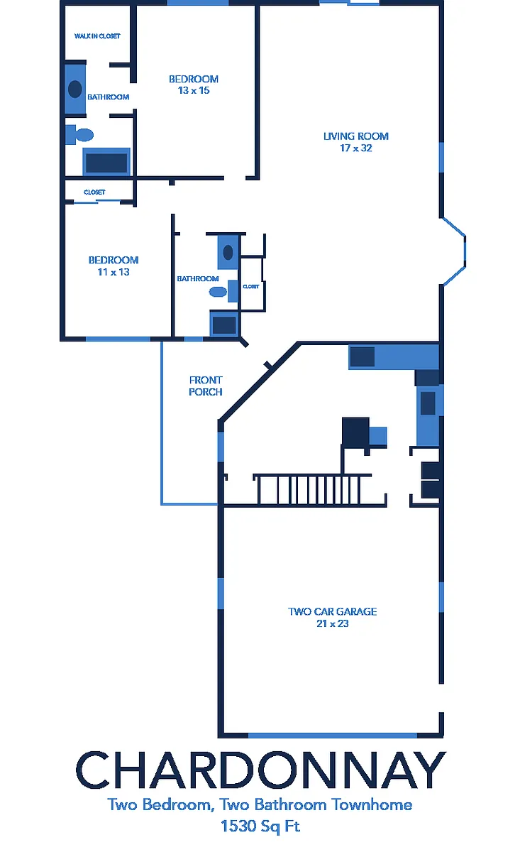 Floor plan Chardonnay - Townhome