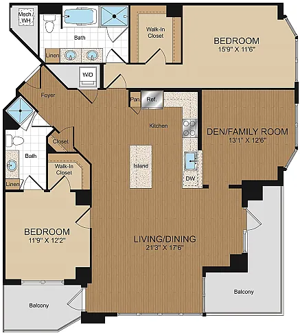 Floor plan D1c-D1c1