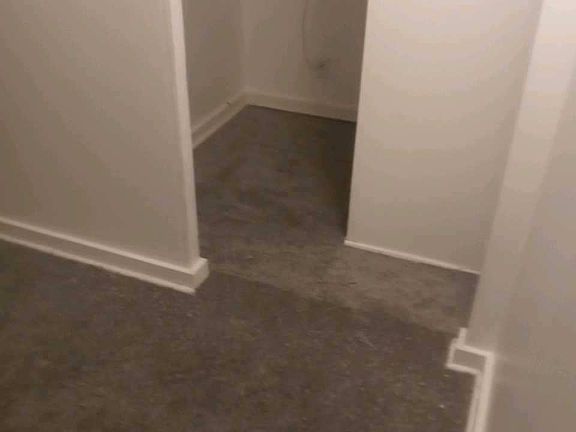 New carpet in the bedroom.