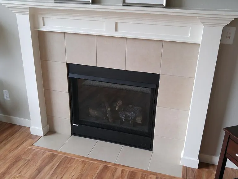 Gas Fireplace , Living area.