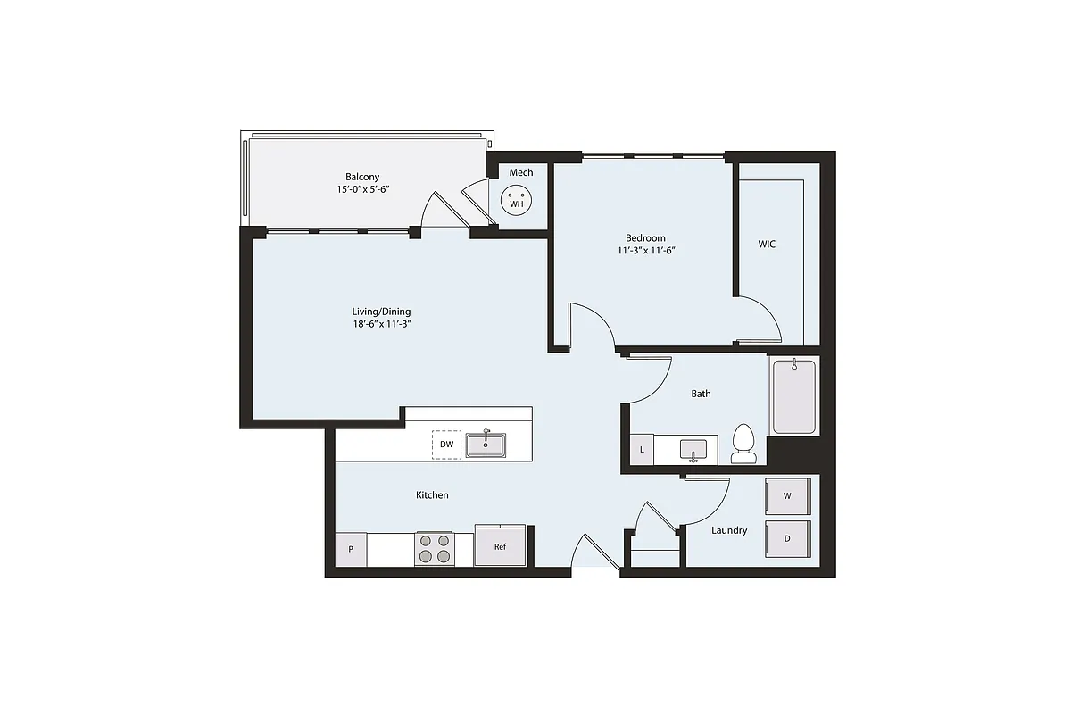 Floor plan A1-1-3