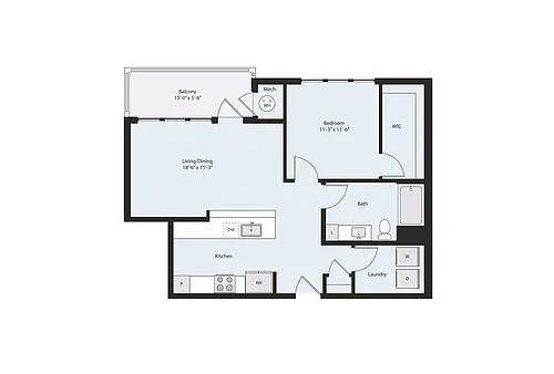 Floor plan A1-1-3
