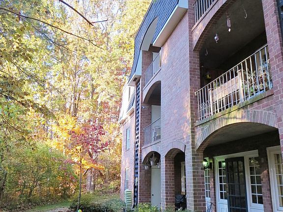 Back building entrance