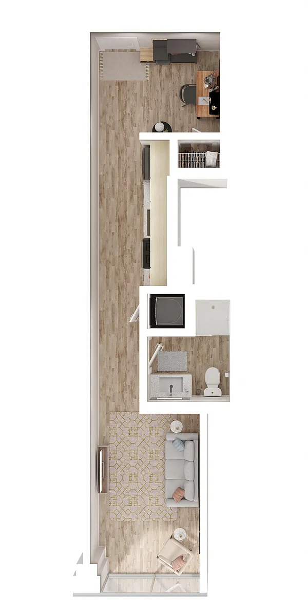 Floor plan Loft Studio G