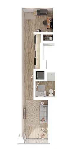 Floor plan Loft Studio G