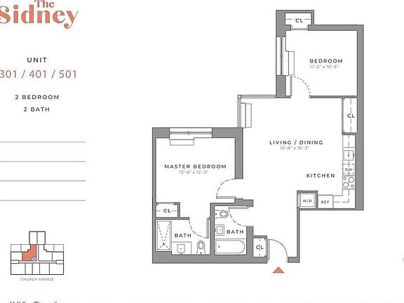 2nd image of 2415 Church Ave APT 401