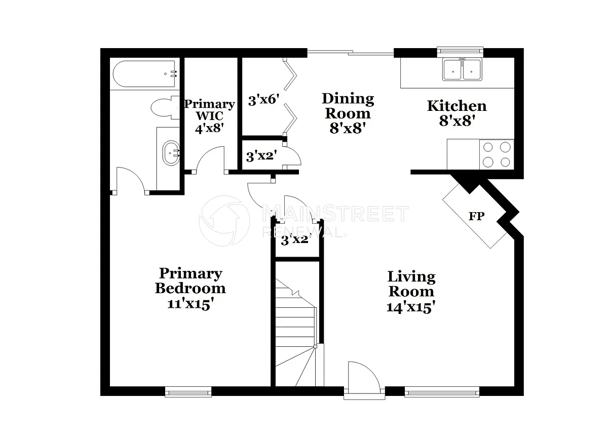 Floor Plan - 3213 E Lake Dr