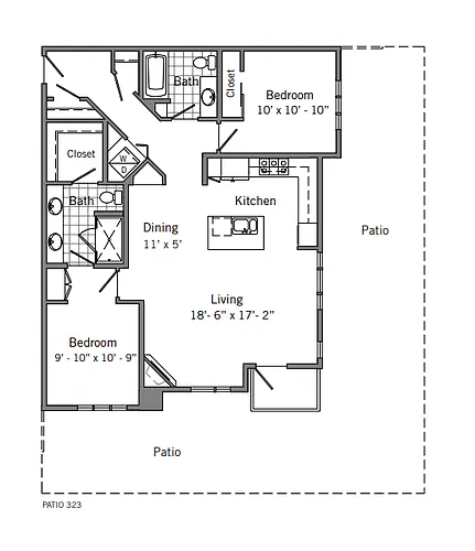 Floor plan Plan 2A