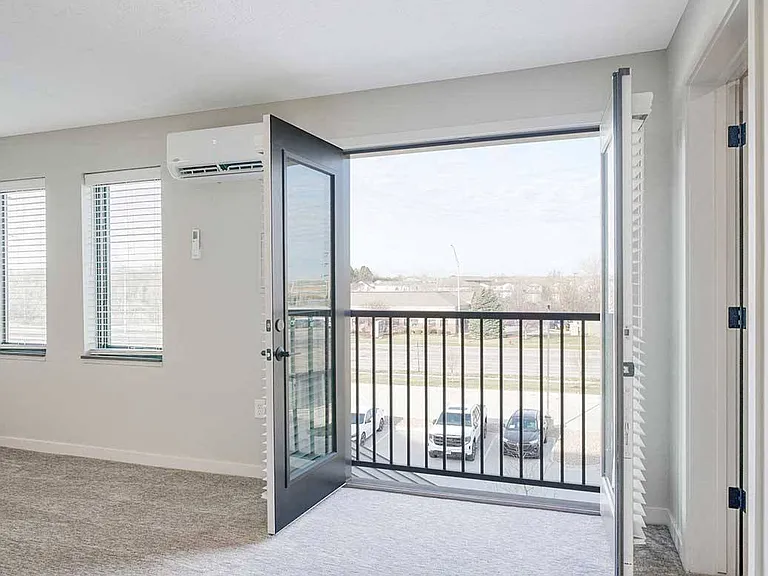 The Sparrow studio features a Juliet Balcony