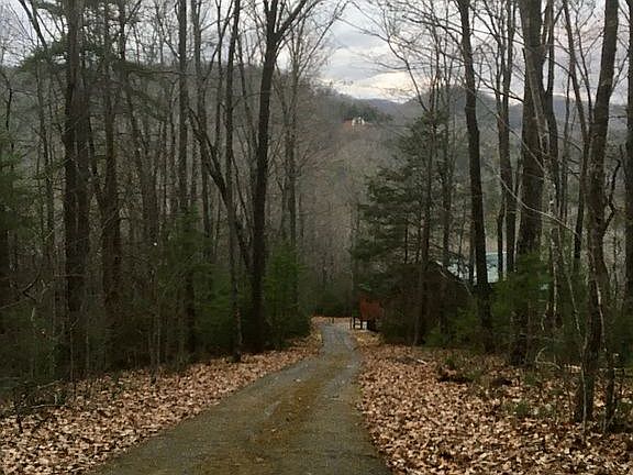 Access road to the property