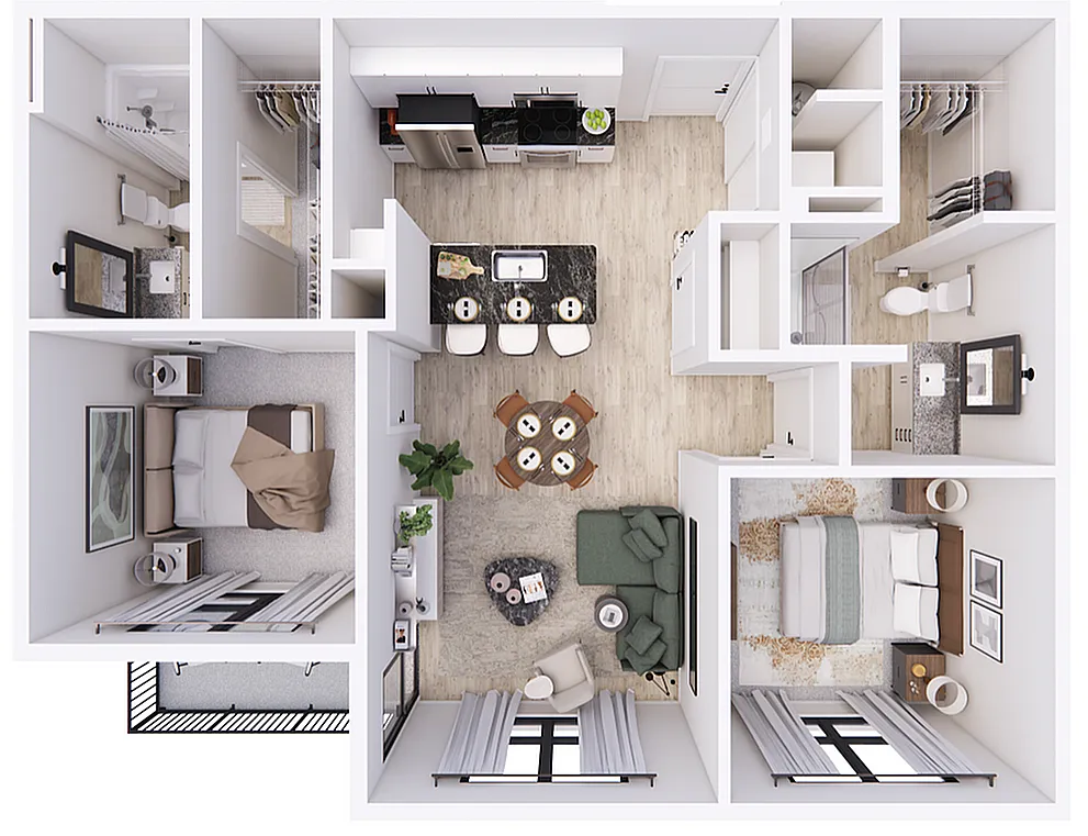 Floor plan Trace-2A