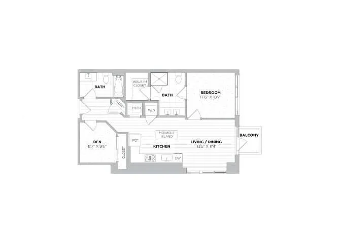 Floor plan Dylan 1F Den