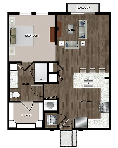Floor plan Modernist | A3a