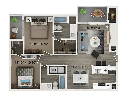Floor plan B4
