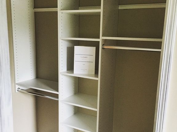 Custom closet - in master and second bedroom