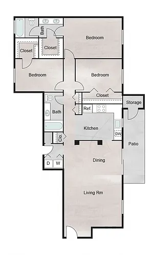 Floor plan Westchester (Plan P)