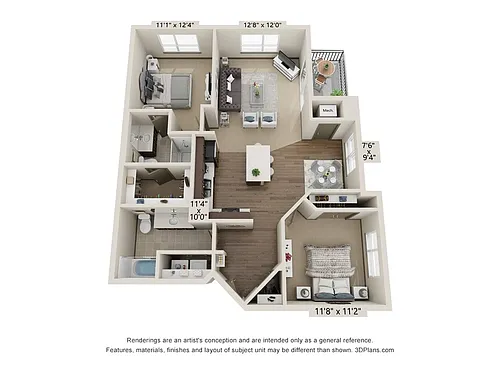 Floor plan Glacier