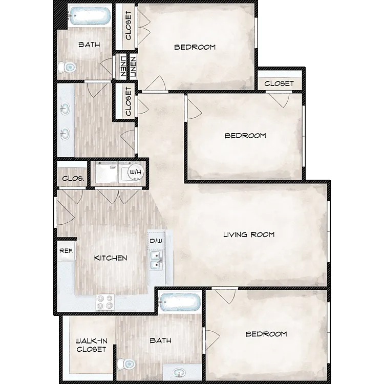 Floor plan C-1 Handicap