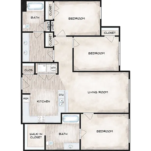 Floor plan C-1 Handicap