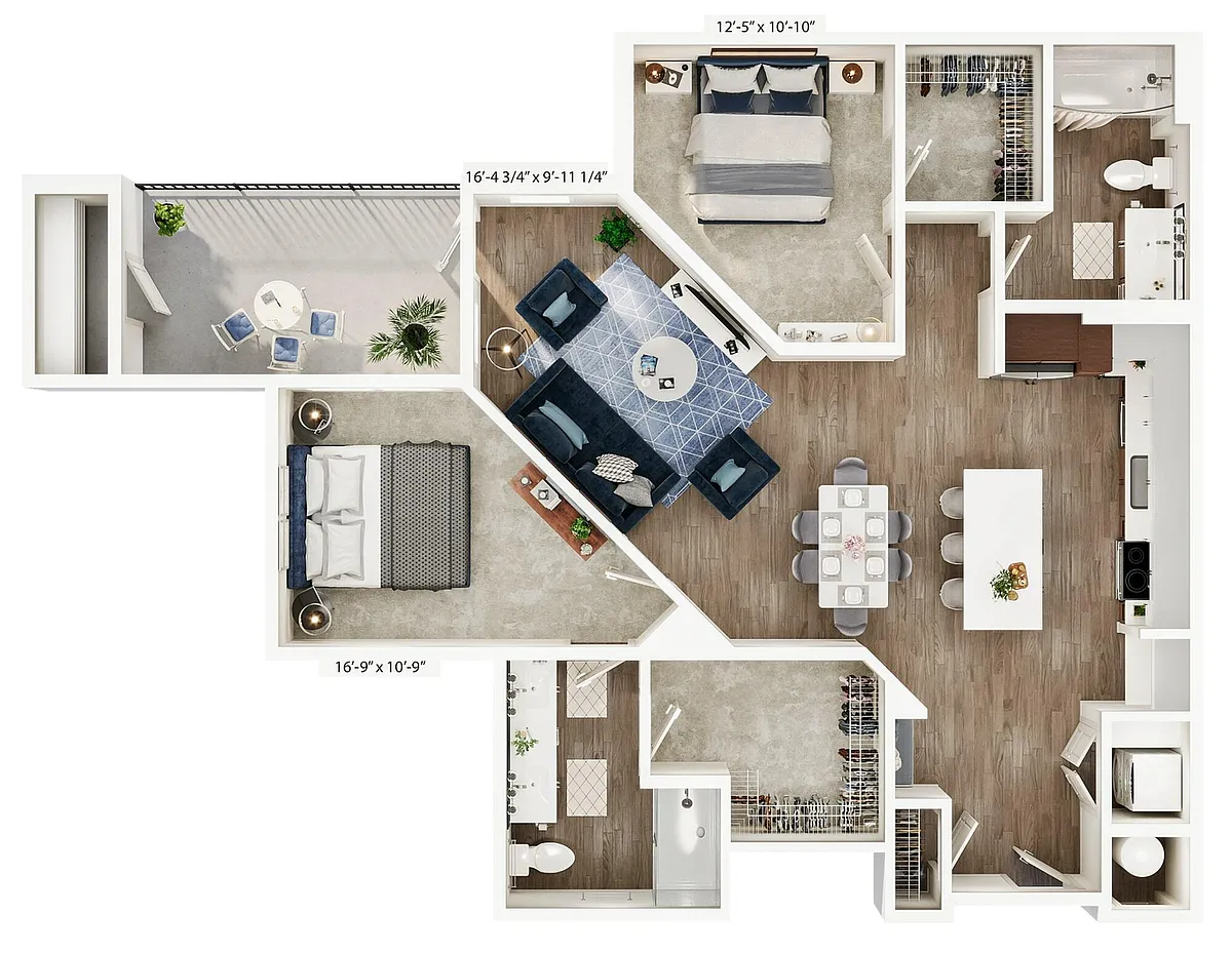 Floor plan B3