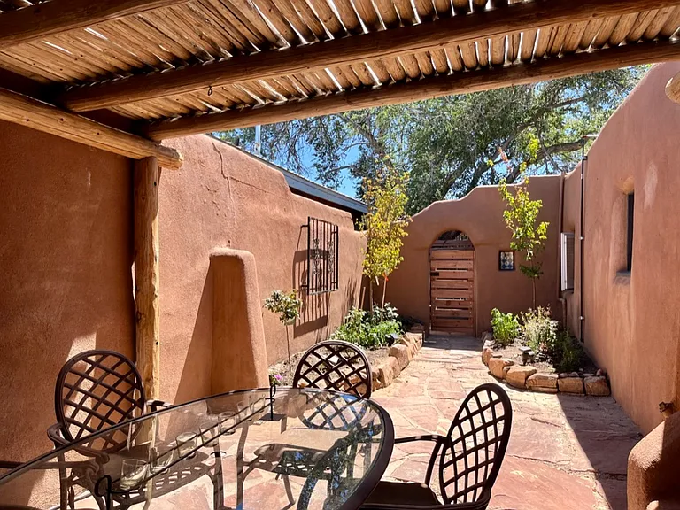 Pivate courtyard.