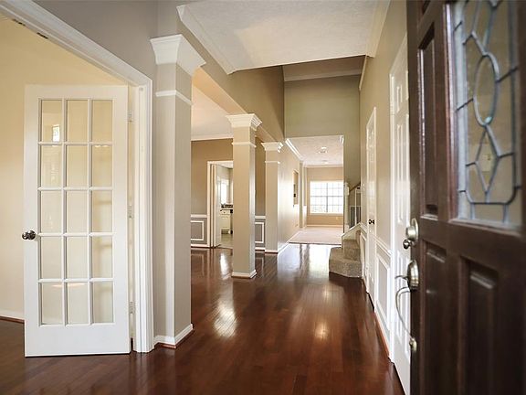 Come in and see what's special about this home! Gorgeous hardwood flooring flows through the entry to the study and the formal dining room.