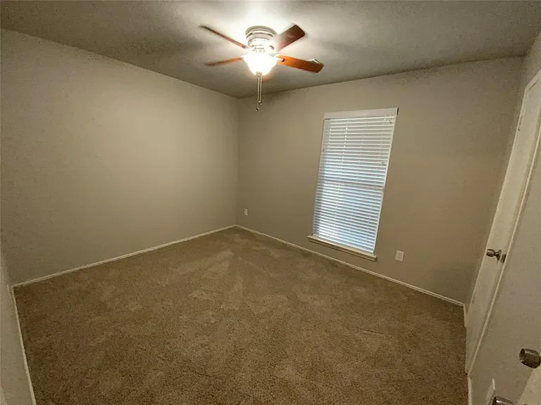 Second bedroom with double closets new carpeting