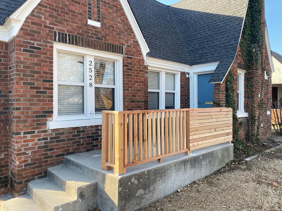 Exterior of home facing street.