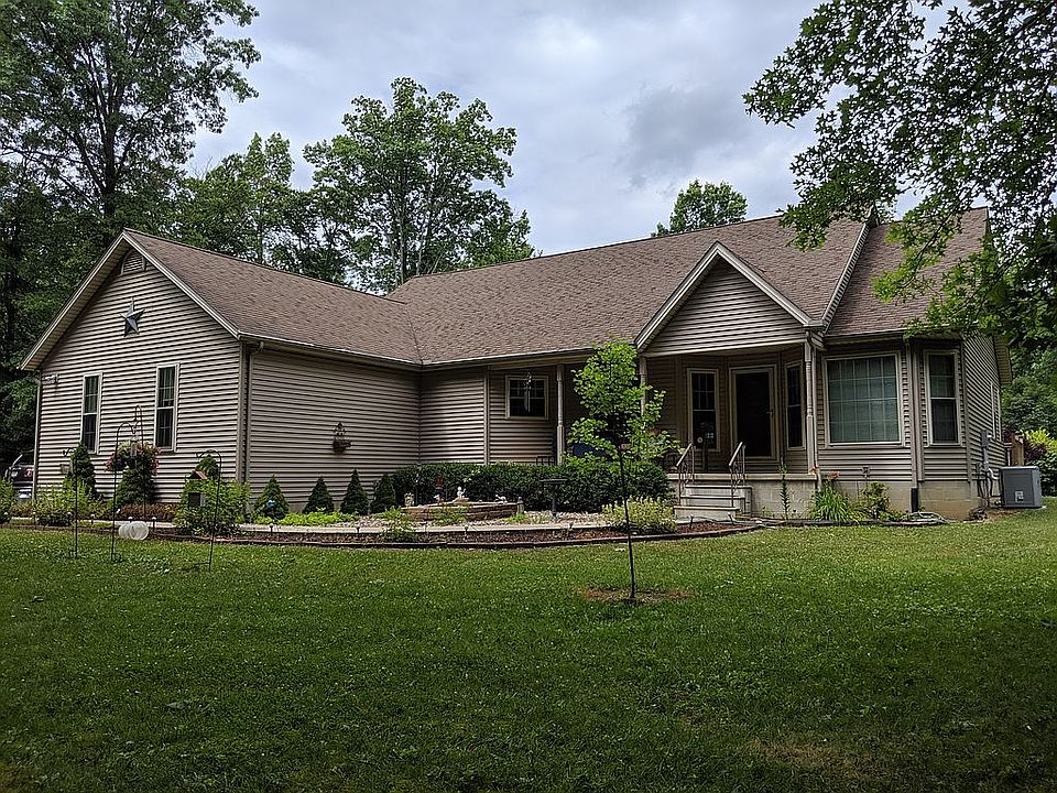 Front of house w/front porch