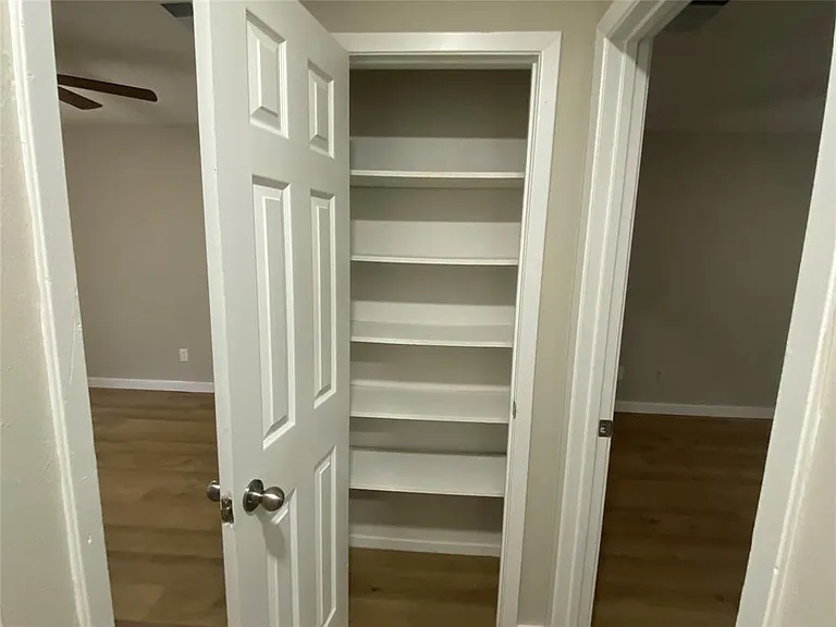 Linen Closet between bedrooms