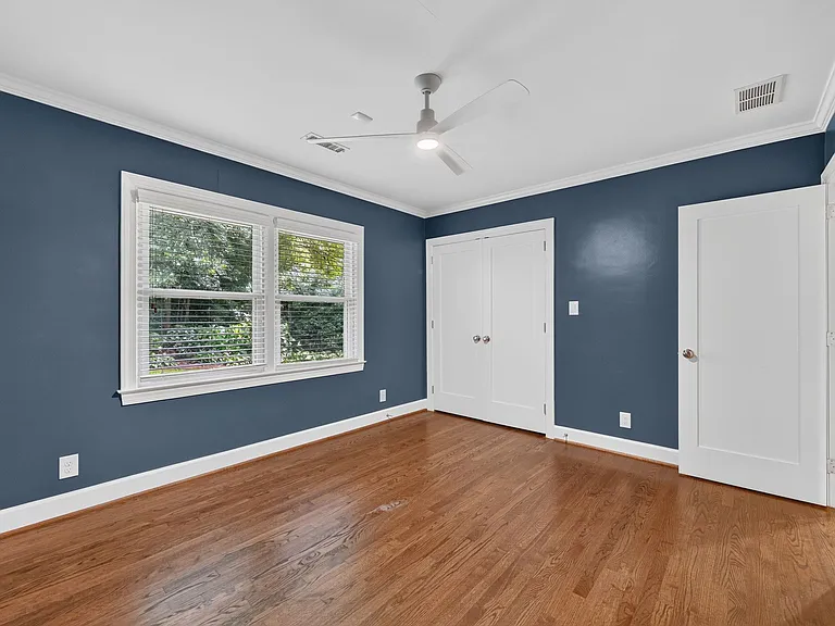 First bedroom w/huge double door closet.