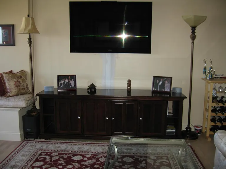 view from couch in livingroom area