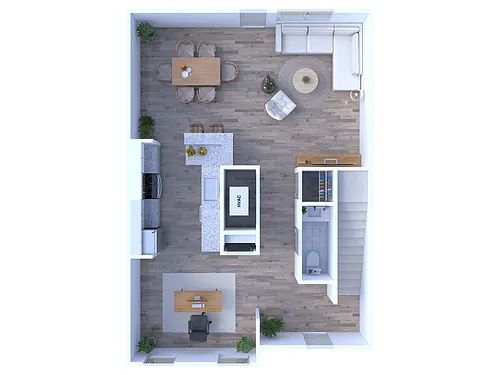 Floor plan 3 Bedroom/2 Bathroom-Wayne