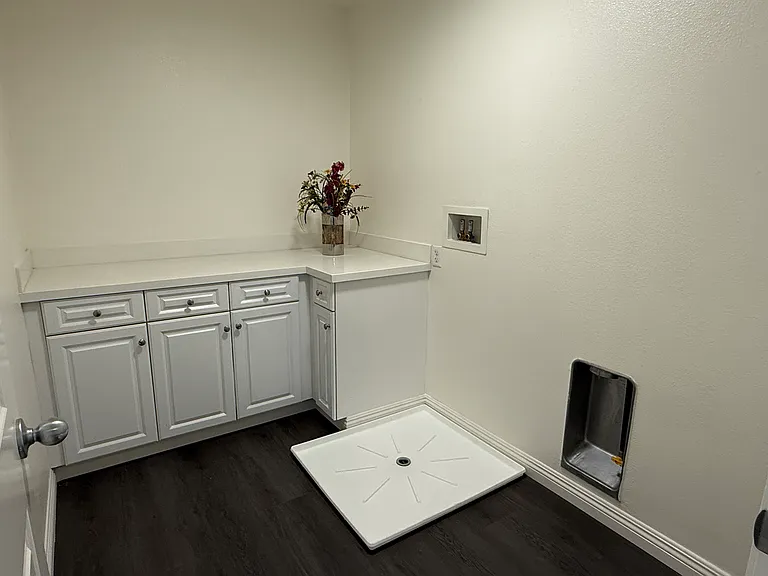 Upstairs laundry room