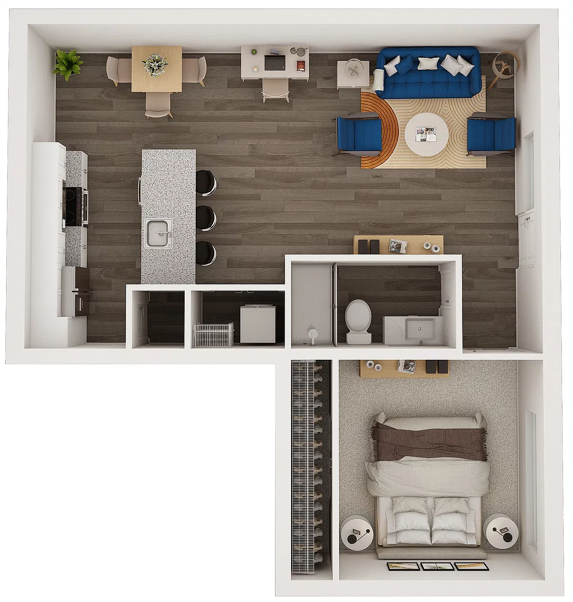 Floor plan APT 2 - UNION STATION