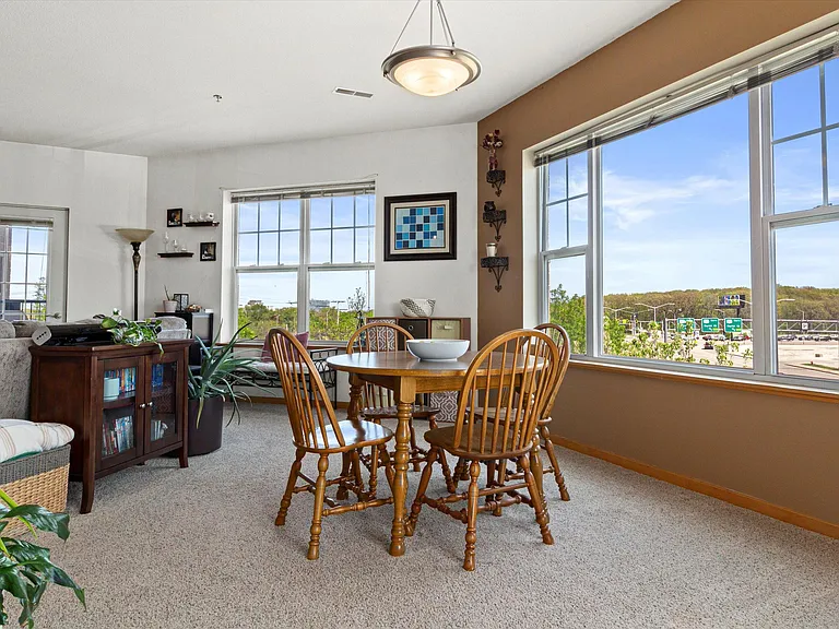Dining Area with ample sunlight