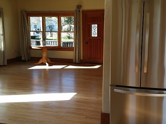 newly refinished maple floor