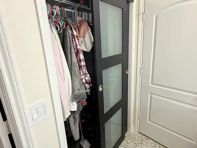 Extra closet in bedroom #1