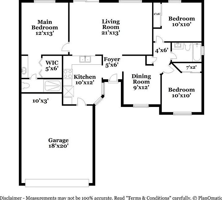 3 bed, 2.0 bath, 1256 sqft, $1,820 — Photo 2