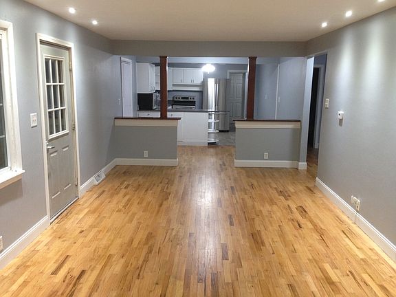 Living room and kitchen